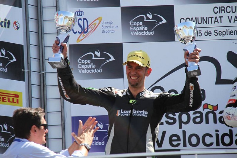 Carlos Lamberto se garantiza la victoria en la Categoría Master 1000 en la Copa de España de Velocidad                       .